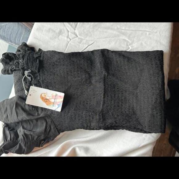 NWT Midi Mermaid Flounce Hem Dress, Size Medium - Picture 6 of 6